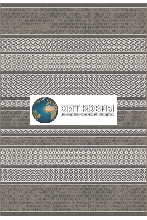 Российский ковер Теразза 53106-52122 Серый